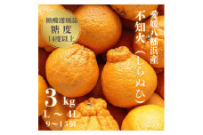 ＼糖度14.0以上 酸1.4以下/糖酸選別品 不知火 (しらぬひ) 3kg＜C20-15＞_ デコポン と同品種 しらぬい みかん 不知火 オレンジ 光センサー選別 フルーツ 旬 果物 柑橘 愛媛県 愛媛 人気 愛媛みかん 産地直送 送料無料 【1094588】