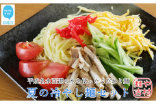 【期間限定：9月末まで】平成名水百選の水を使った製麺所こだわり麺 夏の冷やし麺セット 冷凍【麺や吉村】