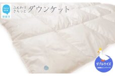 羽毛肌布団 ダウンケット ダブルサイズ（S-03） ホワイトダウン８５％ 抗菌・防臭