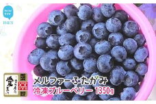 【先行予約】完熟ブルーベリー1350g（冷凍） 毎年人気の冷凍ブルーベリーです メルファーふたがみ