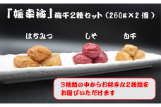 「媛幸梅」梅干2種セット（260ｇ×2個）