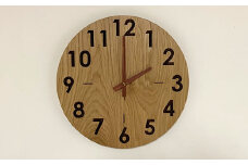 wood clock 330OK　壁掛け時計 時計 壁掛け 木製 無垢材 インテリア