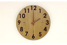wood clock 280OK　壁掛け時計 時計 壁掛け 木製 無垢材 インテリア 