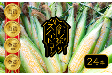 【2025年6月中旬～7月上旬発送】 peakfarm直送 『 闇採りⓇスイートコーン 』 （24本入り）