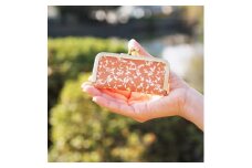 伊予小紋いちよう　がま口小物入れ （ 銀杏 ）