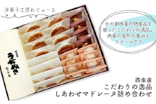 洋菓子工房れじゅーるの「西条産こだわりの逸品・しあわせマドレーヌ詰め合わせ」