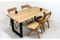 家具 テーブル 木製家具 ダイニングテーブル　自然木無垢 タモ ＴＭ 1600_STB　インテリア  愛媛県西条市 近藤工芸