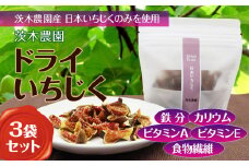 茨木農園の「ドライいちじく」約30ｇｘ3袋入り