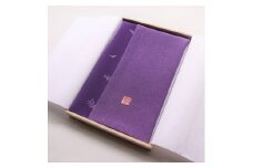 伊予小紋いちよう　ふくさ （ 鮫と霊峰石鎚・紫色 ）