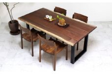 家具 テーブル 木製家具 ダイニングテーブル　自然木無垢 ウォールナット WN 1800_STB　インテリア  愛媛県西条市 近藤工芸