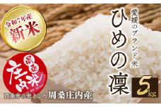 新米 令和7年産 お米 愛媛県産 ブランド米 「 ひめの凜 」 5㎏  愛媛県西条市 周桑庄内米 【先行予約】 【 2025年11月上旬より発送】 精米 5㎏ 新米 産地直送 こめ おこめ 白米 ごはん ご飯 ひめのりん 西条市 おすすめ 人気 お取り寄せ 送料無料