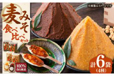 本物の味を毎日の食卓へ！たつみ 麦みそ４種食べ比べセット 醤油 しょうゆ 味噌 みそ 調味料 愛媛県大洲市/株式会社梶田商店 [AGBB011]