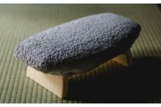 大洲産ヒノキ使用！カバー付低座椅子「ゴイチ」 カバー色：グレー 愛媛県大洲市/OZU＋（オオズプラス） [AGAD002]座椅子 椅子 ヒノキ 檜 家具