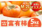 富有（ふゆう）柿　M〜2Lサイズ 約5㎏ 箱入（15～24玉）