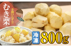 【10月上旬から順次発送】ムキ栗800g（真空パック） 愛媛県大洲市/沢井青果 [AGBN038] 栗 クリ くり 栗ご飯 栗ごはん くだもの 果物 フルーツ ふるーつ 生栗 先行予約 おすすめ 人気 お取り寄せ 送料無料 贈答 ギフト