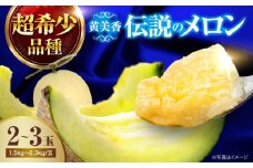 【先行予約】【2025年6月下旬から順次発送】メロン 希少品種 『黄美香（きみか）』2から3玉 愛媛県大洲市/梶原農園 [AGCX001] 果物 くだもの フルーツ メロン メロン先行予約 高級 希少 デザート メロン2玉
