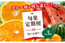 【全3回定期便】 大洲の旬果定期便 愛媛県大洲市/株式会社フジ・アグリフーズ スイカ 紅まどんな 甘平 フルーツ 定期便 [AGBA018]