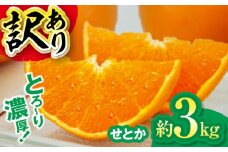 せとか【ちょっと訳あり家庭用】せとか 約3kg/愛媛県大洲市 有限会社カーム/カームシトラス せとか 訳あり 果物 訳あり みかん 家庭用 [AGBW015]