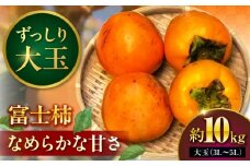 【先行予約】富士柿 10kg 愛媛県大洲市/有限会社西山青果 柿 かき 果物 ギフト フルーツ [AGAR016]