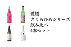 地酒 日本酒 愛媛 飲み比べ セット さくらひめシリーズ 4本｜E13