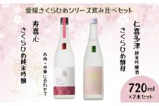 地酒 日本酒 愛媛 飲み比べ セット さくらひめシリーズ 2本 Aセット ｜B267