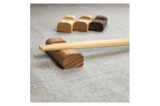 木製箸置き 4個セット 手作り 天然木 無垢材 おしゃれ 雑貨 ナチュラル シンプル 北欧 モダン キッチン プレゼント｜A30