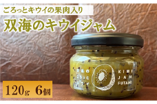 ジャム キウイ ふたみのキウイジャム 120ｇ×6個 愛媛県産 手作り | B377