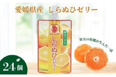 ゼリー飲料 ゼリー 飲むゼリー しらぬい 150g×6個×4箱 JAえひめ 愛媛の果実しらぬいのゼリー (E-7) ｜ B366