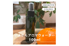 アロマウォーター 伊予柑 いよかん 100ml 1本 雑貨 日用品 ルームフレグランス 香り 特産品 愛媛県 優しい 癒し リラックス 自然 アロマ用品 美容  おうち時間｜B429