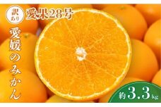 愛果28号 約3.3kg ご家庭用 みかん 柑橘 愛媛 【12月から順次発送予定】 先行予約 数量限定 人気 伊予市｜B456