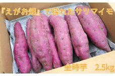 『えがお畑』で採れたサツマイモ金時芋 2.5kg