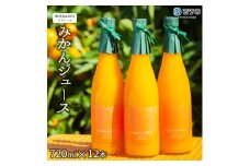 おれんじはーと（みかんジュース）720ml×12本セット