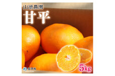 山徳農園「甘平」５kg（数量限定）