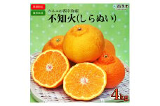 カネエの西宇和産　不知火 (しらぬい) ４kg