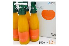 おれんじはーと　みかんジュース300ml×12本セット