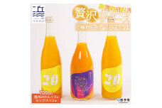 濃厚！温州みかんジュース・ミックスジュース　６本セット【愛媛県西予市明浜産】