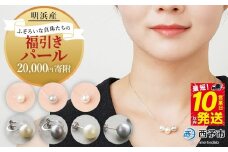 保証書付＜明浜産 ふぞろいな真珠たちの福引パール（20,000円寄附）＞ 8.0～9.0mm 純国産 高品質 アコヤ真珠 パール 福袋 あこや ネックレス ピアス イヤリング アクセサリー 明浜産 佐藤真珠 cosmic 愛媛県 西予市【常温】