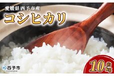 ＜愛媛県西予市産 コシヒカリ 10kg＞ 国産 愛媛県産 宇和町産 こしひかり お米 米 コメ こめ 白米 精米 ご飯 新鮮 10キロ 特産品 もとき農園 愛媛県 西予市【常温】