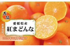 愛媛県産 紅まどんな「秀品」JA正規品 約2.7kg 数量限定30箱 12月～順次発送【柑橘 甘い 高級 極上 直送 正規みかん 愛果28号】 [№5303-0265]