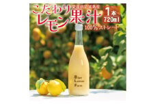 愛媛　ブルーレモンファームのレモン果汁　720ml　1本【1489703】
