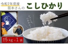 コシヒカリ 精米5kg 令和7年産 ｜ 久万高原町 米 新米 お米 こめ コメ 愛媛 ※2025年9月下旬頃より順次発送予定 ※離島への配送不可
