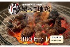媛っ子地鶏 BBQセット 1kg（3～4人前）｜ モモ ムネ 手羽先 愛媛県 久万高原町 久万山養鶏研究所 地鶏 鶏肉 肉 食感 旨み アウトドア キャンプ 炭火焼 ジューシー お取り寄せ グルメ 国産 冷蔵 ※北海道・沖縄・離島への配送不可
