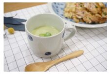 梅乃瀬窯 水玉もようのマグカップセット（２個）