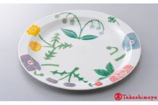 ＜砥部焼＞きよし窯洋皿彩り花[50R0802]【高島屋選定品】 [№5310-0003]