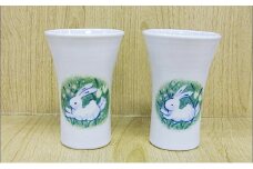 愛媛県＜砥部焼＞「きよし窯」フリーカップ2個[50R0290]【高島屋選定品】 [№5310-0067]