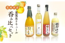 愛媛県産「果実系リキュール」呑み比べセット〈４本セット お酒 ゆず酒 梅酒 みかん酒 飲み比べ 常温 リキュール 焼酎 本格焼酎 果実 果汁 ゆず 梅 みかん 初雪盃 飲みやすい ４本 セット 松山市 四国中央市 砥部町 新居浜市〉[№5310-0286]