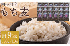 内子町産 もち麦（9kg）【食品 加工食品 人気 おすすめ 送料無料】