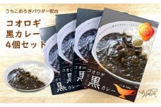 愛媛県内子町産イエコオロギパウダー ビーフカレー スパイスカレー タンパク質 コオロギ黒カレー4個セット【北海道・沖縄・離島配送不可】【食品 加工食品 人気 おすすめ 送料無料】
