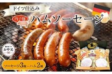 【お中元ギフト】内子からり直送！ドイツ仕込み「内子豚ハムソーセージセット(1)」