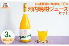 【愛媛県産】田縁農園の無添加100% 河内晩柑ジュース（720ml×3本） ストレート果汁100％ 【 ふるさと納税 人気 おすすめ ランキング ジュース みかんジュース オレンジジュース ミカン みかん 蜜柑 河内晩柑 オレンジ フルーツジュース フルーツ 果物 セット 詰合せ 贈り物 贈答 ギフト 愛媛県 伊方町 送料無料 】 IKTA014